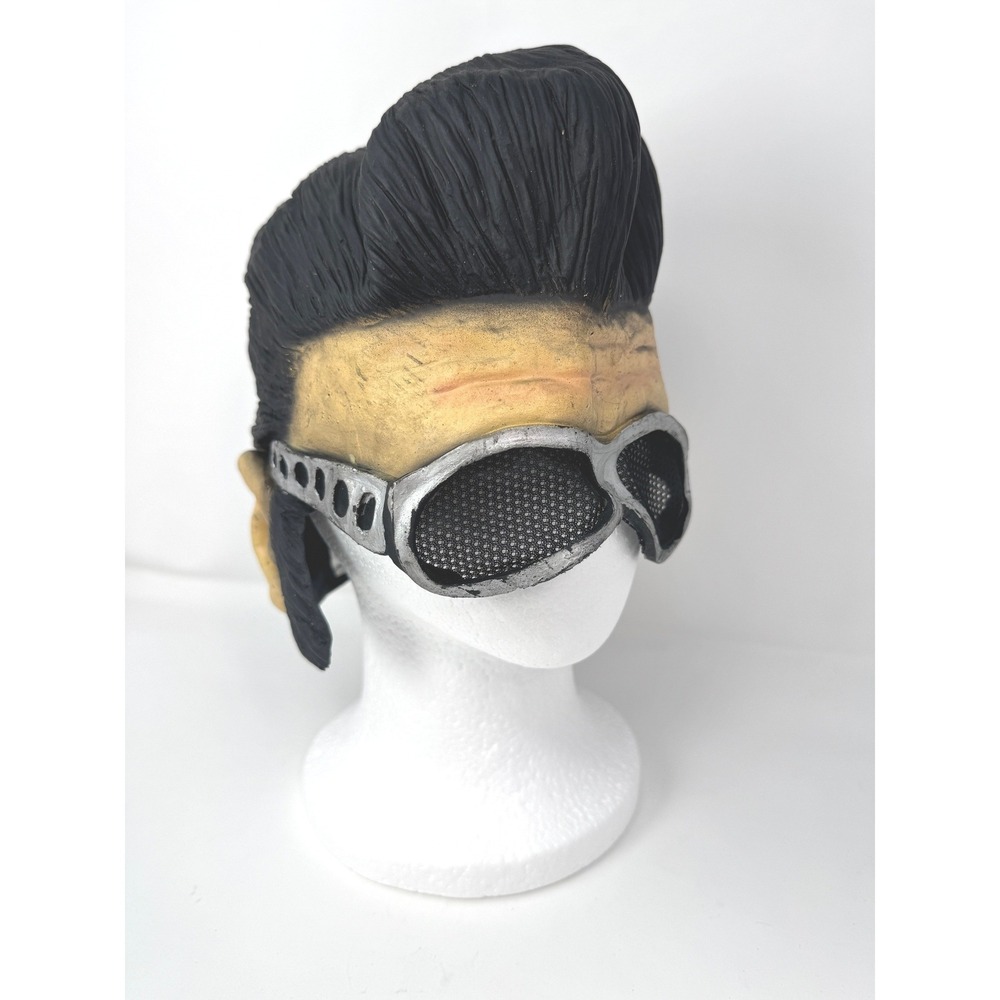 Vintage 2002 Paper Magic Elvis Presley Rock Star Adult Half Mask Silver Goggles